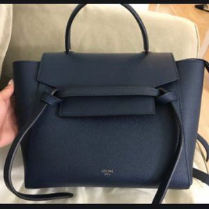 ❌ SOLD ❌Authentic Celine Mini Belt Bag (Navy)